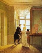 Georg Friedrich Kersting Paar am Fenster oil painting artist